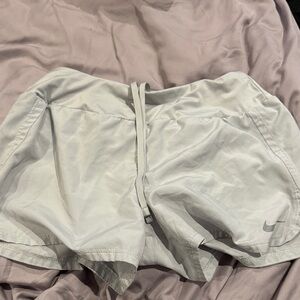 Nike Women's Light Gray Athletic Shorts
